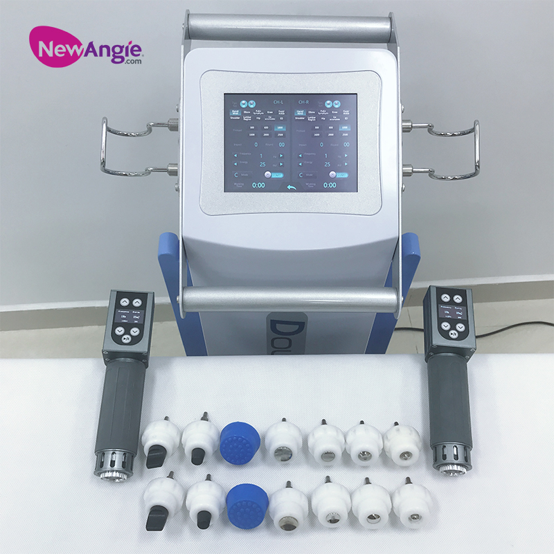 Dual-channel electromagnetic shock wave therapy machine for sale