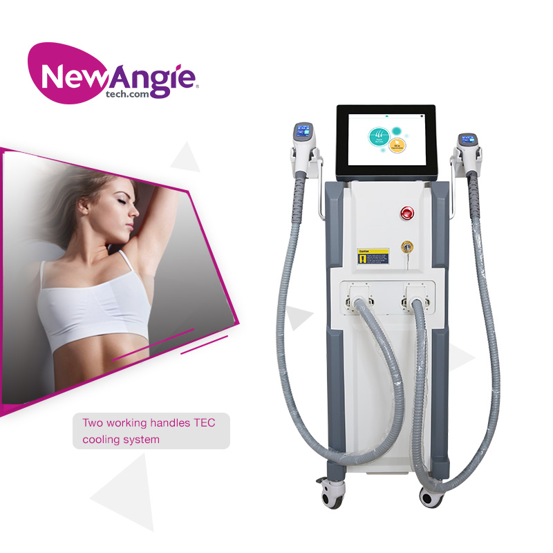 Slide down painless laser hair rwmoval machine for sale